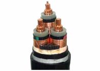 3 Core LSHF Cable , 6/ 10 KV XLPE Insulated Copper Wire Armoured Cable