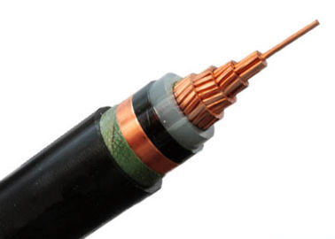 6/10 de quilovolt encalhou o cabo distribuidor de corrente médio selecionado isolado XLPE de cobre da tensão do condutor a fita de cobre