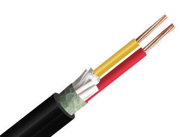 Cabo distribuidor de corrente de baixa tensão 0.6/1 quilovolts | A isolação do PVC de 2 núcleos, PVC revestiu IEC 60502-1 cabos Unarmoured e blindados