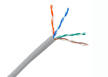 Condutor de cobre do cobre do soild do cabo do cabo Cat.5e UTP dos trabalhos em rede, Calibre de diâmetro de fios 23 4 dos ethernet pares de cabo de Lan