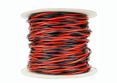 O cabo flexível 300/300 V do twisted pair torceu cabos com núcleos de cobre encalhados finos flexíveis do condutor 2