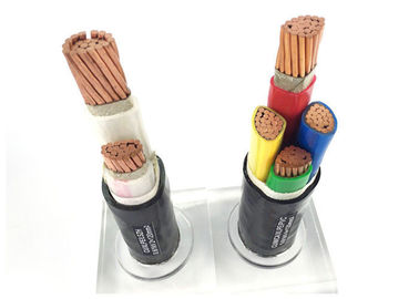 O cabo distribuidor de corrente Unarmoured de 2 núcleos do IEC 60502-1, PVC revestiu o Cu do cabo distribuidor de corrente - condutor
