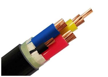 O PVC elétrico isolou o cabo distribuidor de corrente 3x240 Sq.Mm instalou nos canais
