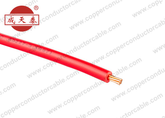 450 / Chama da isolação do PVC do núcleo de 750 V única - fio retardador com o condutor de cobre rígido